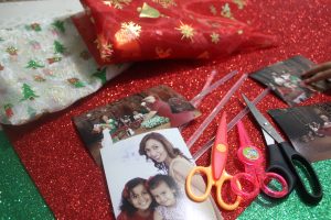 como hacer fotos familiares para el arbol de navidad
